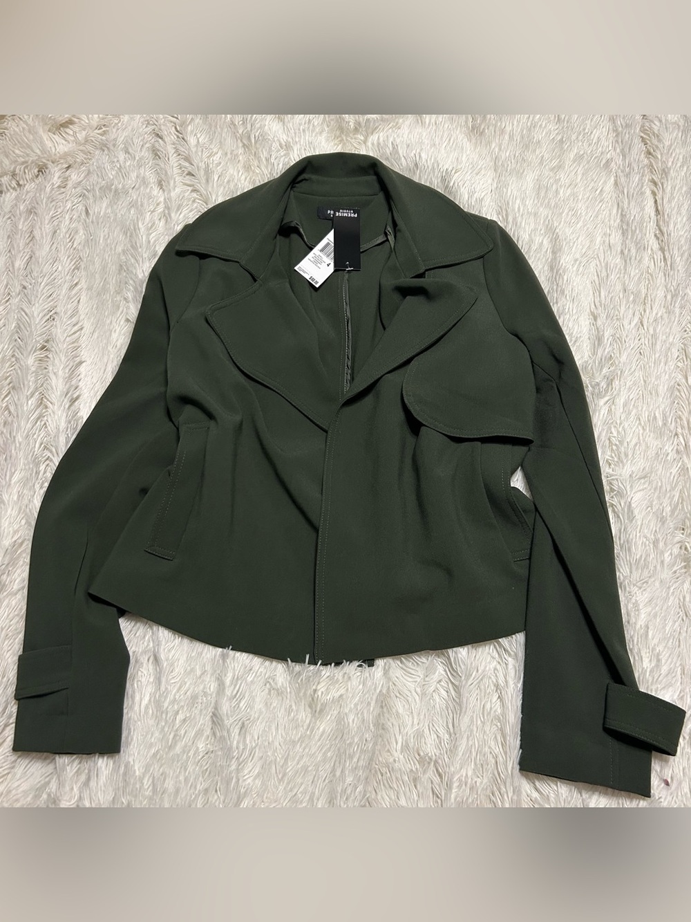 Women's Green Blazer Jacket